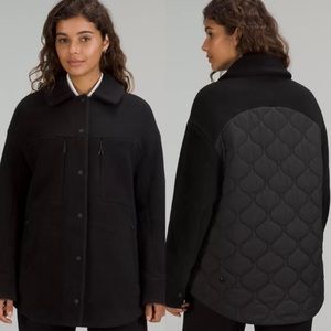 Lululemon Insulated Wool Shirt Jacket - Black
